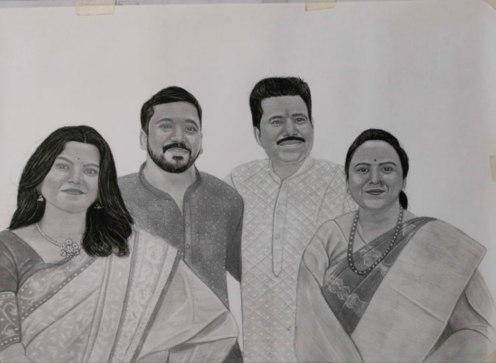 Custom Family Portraits! Together Forever Sketches.