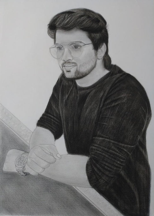 All Size Hand-Drawn Pencil Sketch ! Black And White Sketch