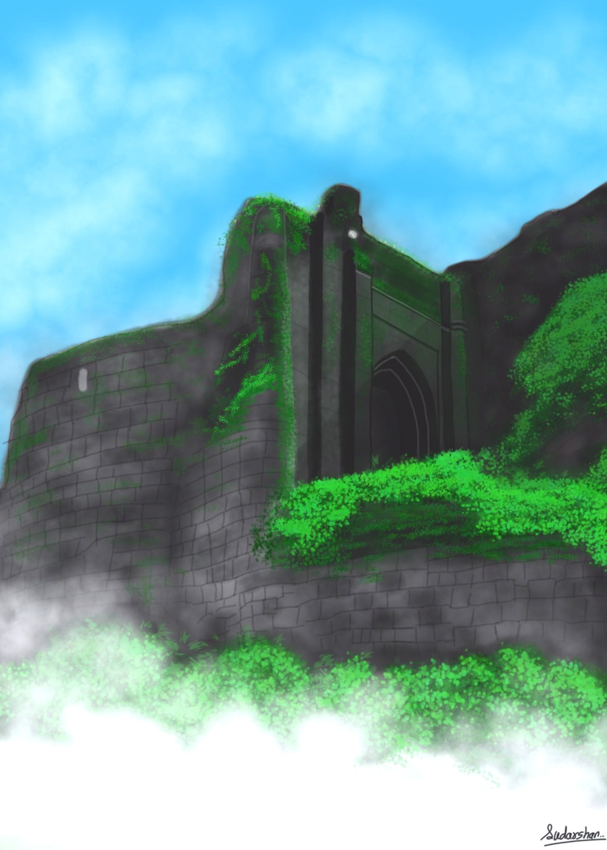 Rajgad fort - Darwaja